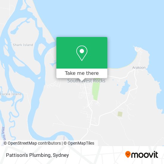 Pattison's Plumbing map