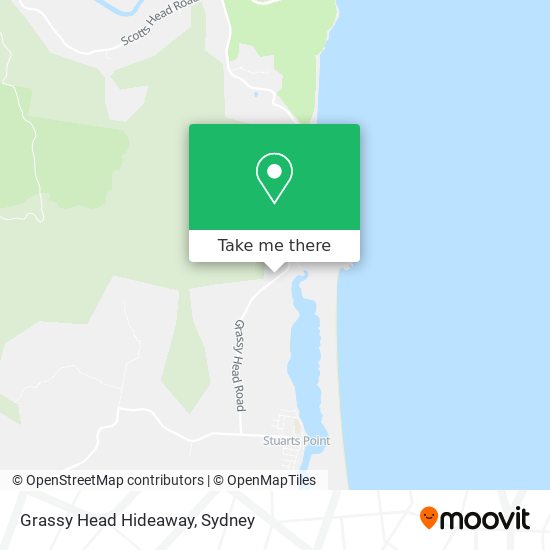 Grassy Head Hideaway map