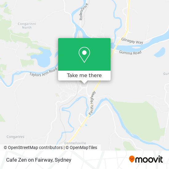 Cafe Zen on Fairway map