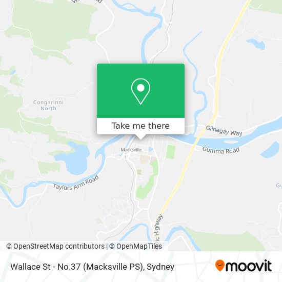 Wallace St - No.37 (Macksville PS) map