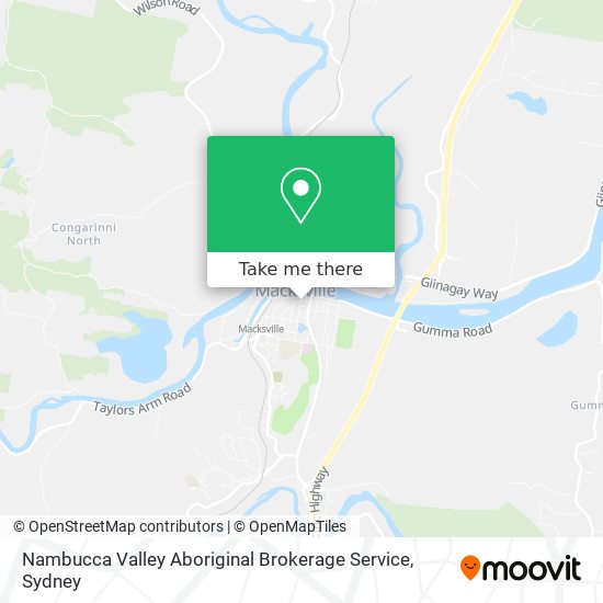 Nambucca Valley Aboriginal Brokerage Service map