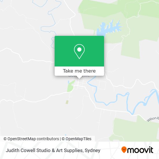 Judith Cowell Studio & Art Supplies map