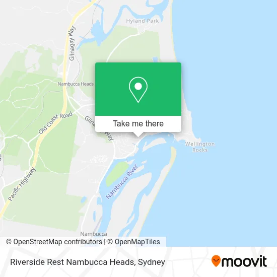 Mapa Riverside Rest Nambucca Heads