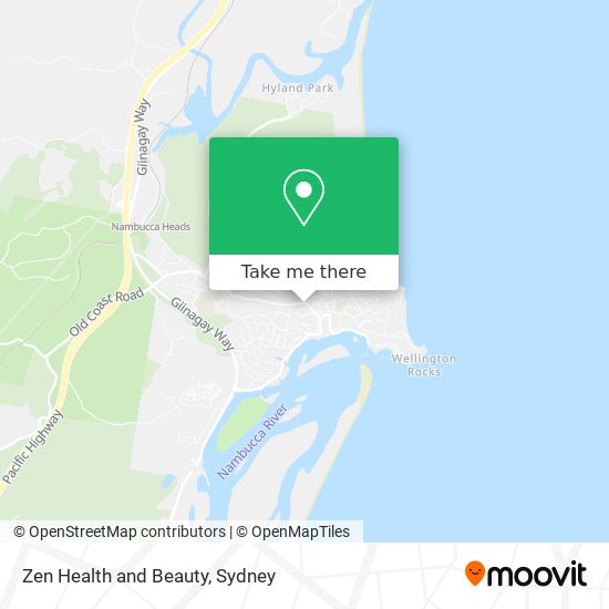 Zen Health and Beauty map