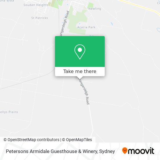 Mapa Petersons Armidale Guesthouse & Winery