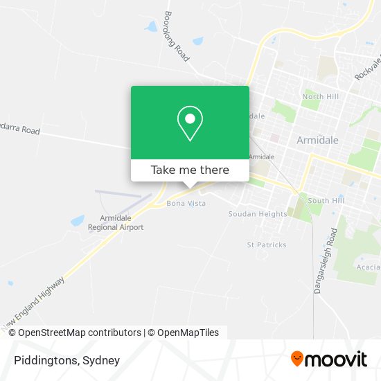 Piddingtons map