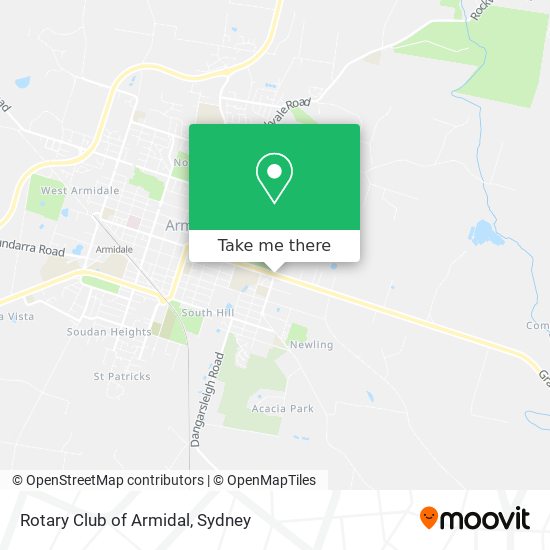 Rotary Club of Armidal map