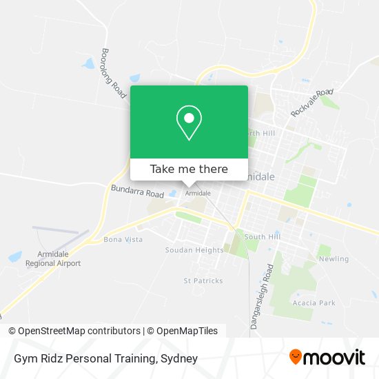 Gym Ridz Personal Training map