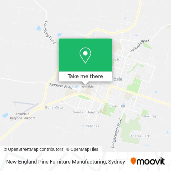 New England Pine Furniture Manufacturing map