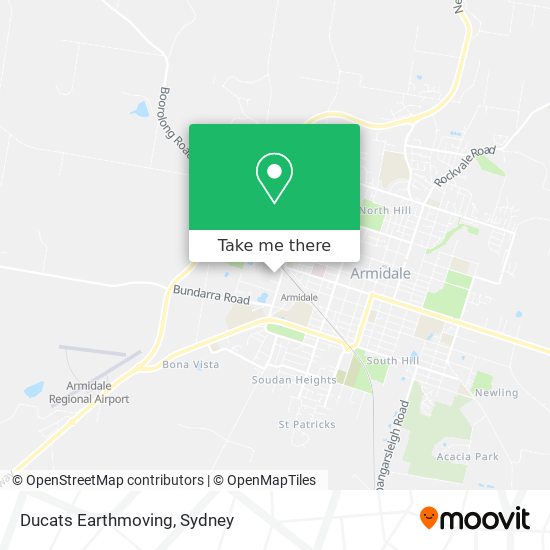 Ducats Earthmoving map