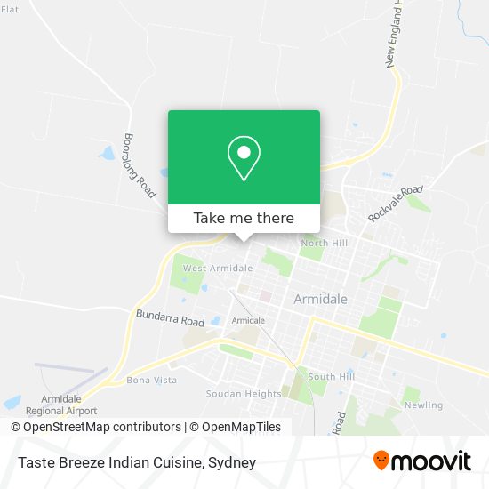 Taste Breeze Indian Cuisine map