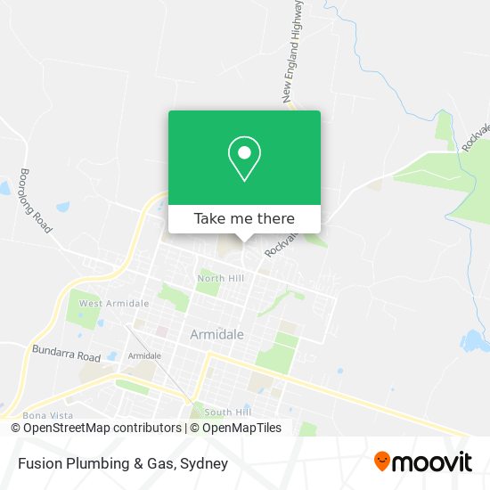 Fusion Plumbing & Gas map