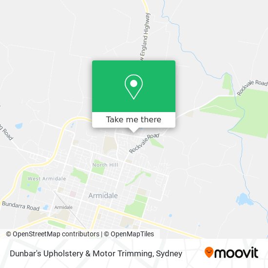 Dunbar's Upholstery & Motor Trimming map