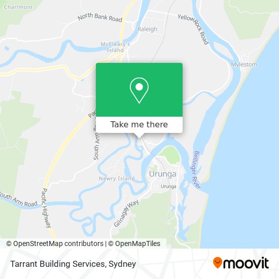 Tarrant Building Services map
