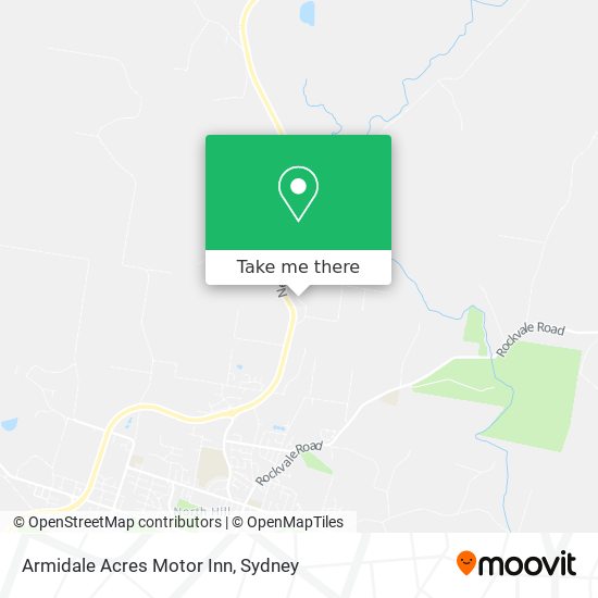 Armidale Acres Motor Inn map