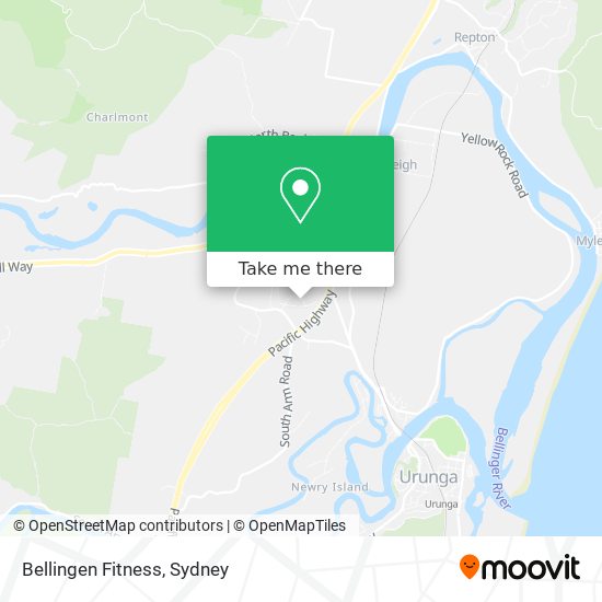 Bellingen Fitness map