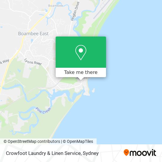 Crowfoot Laundry & Linen Service map