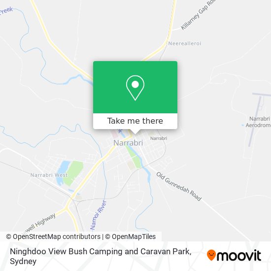 Ninghdoo View Bush Camping and Caravan Park map