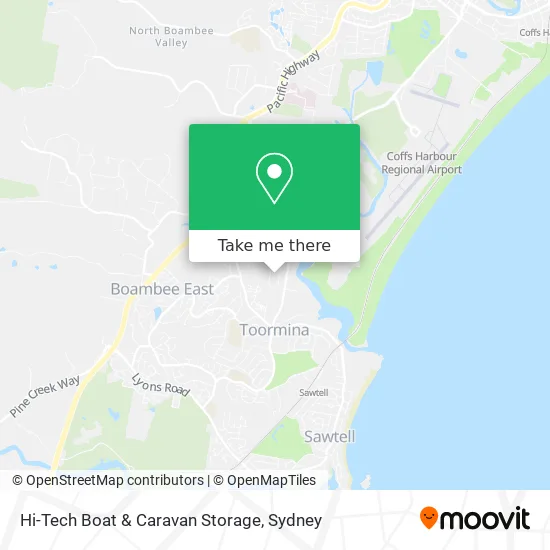 Hi-Tech Boat & Caravan Storage map