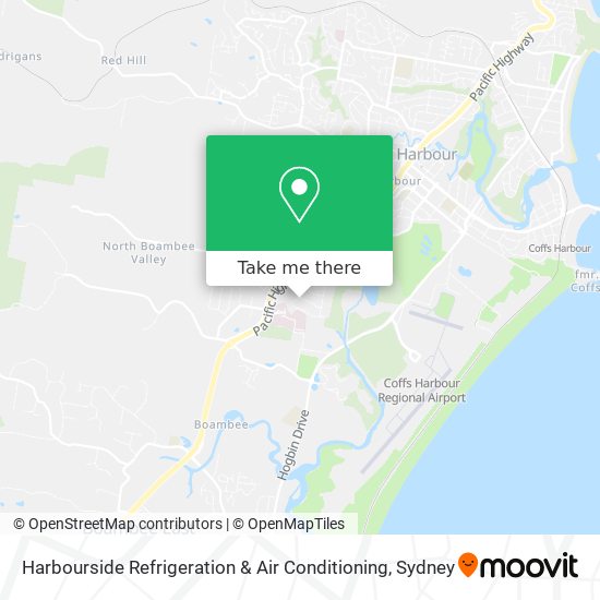 Mapa Harbourside Refrigeration & Air Conditioning