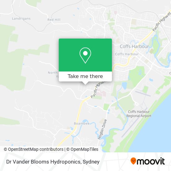Dr Vander Blooms Hydroponics map
