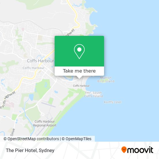 The Pier Hotel map