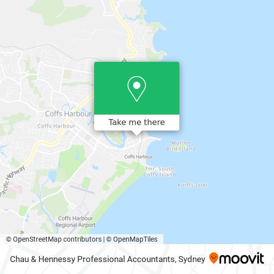 Chau & Hennessy Professional Accountants map