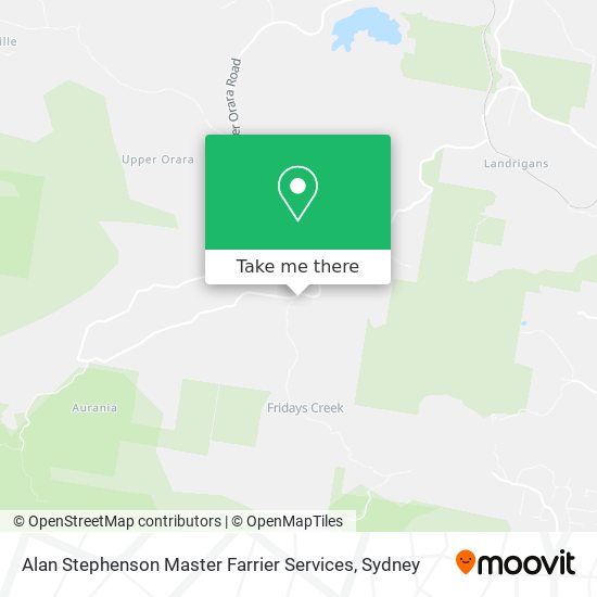 Alan Stephenson Master Farrier Services map