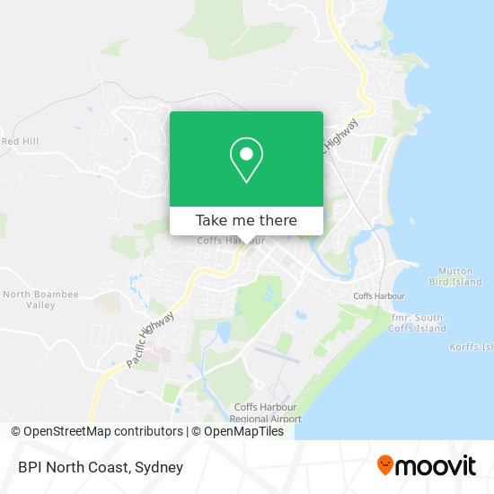 BPI North Coast map