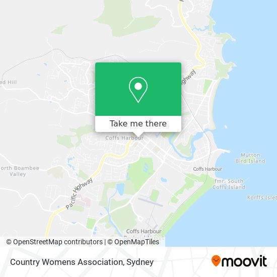 Country Womens Association map