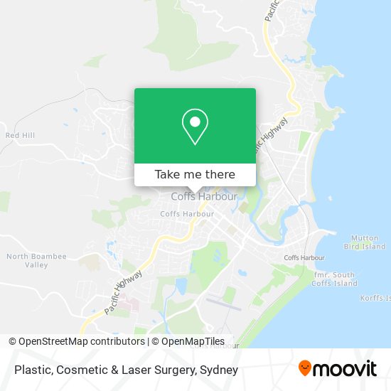 Plastic, Cosmetic & Laser Surgery map