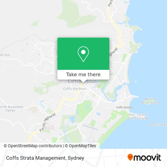 Coffs Strata Management map