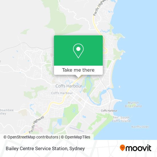Bailey Centre Service Station map