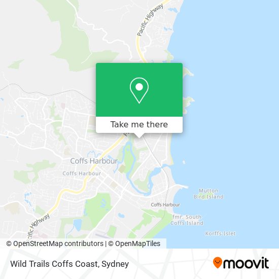 Wild Trails Coffs Coast map