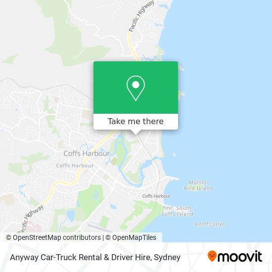 Anyway Car-Truck Rental & Driver Hire map