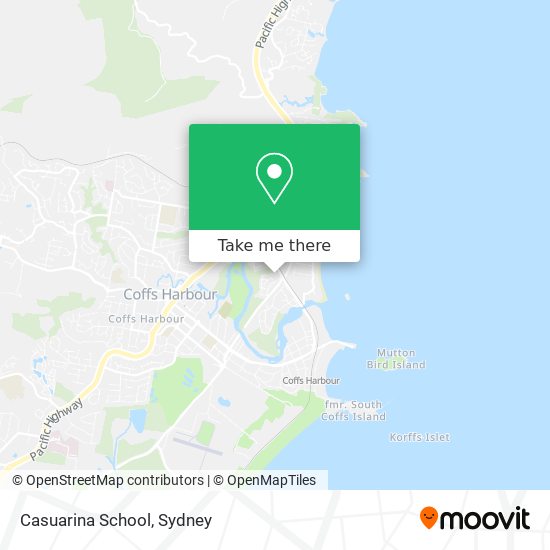 Casuarina School map