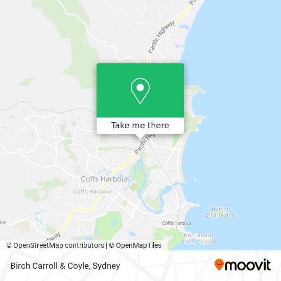 Birch Carroll & Coyle map
