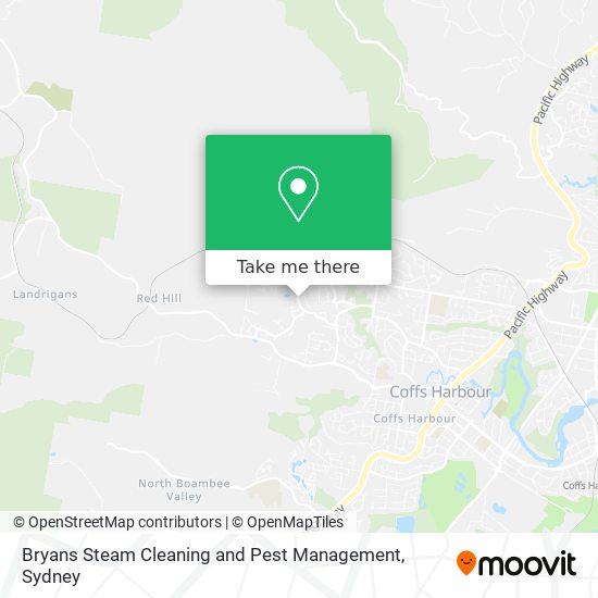 Bryans Steam Cleaning and Pest Management map