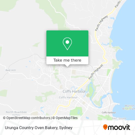 Urunga Country Oven Bakery map