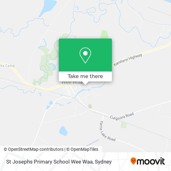 St Josephs Primary School Wee Waa map