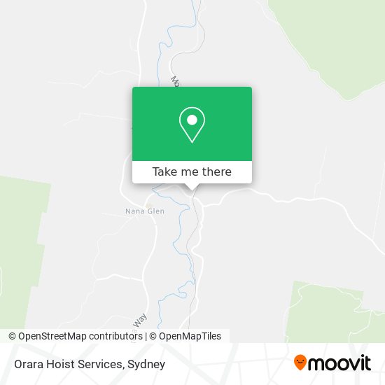 Orara Hoist Services map