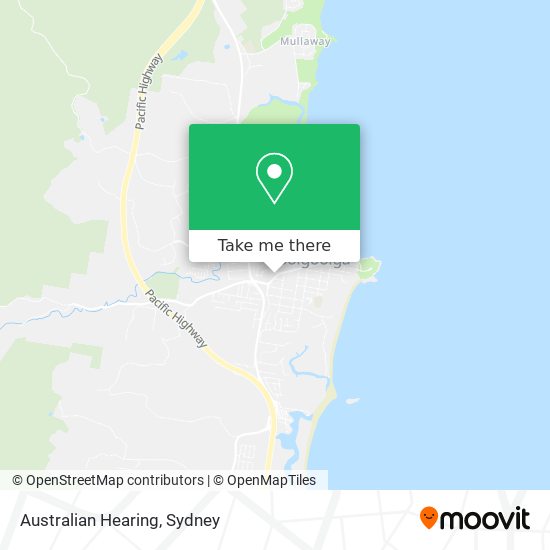 Australian Hearing map