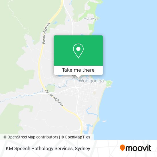 KM Speech Pathology Services map