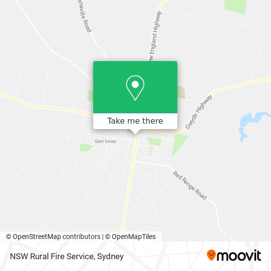 NSW Rural Fire Service map