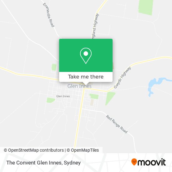 The Convent Glen Innes map