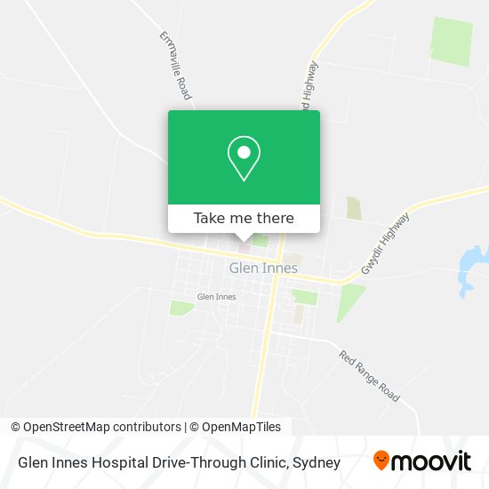 Glen Innes Hospital Drive-Through Clinic map
