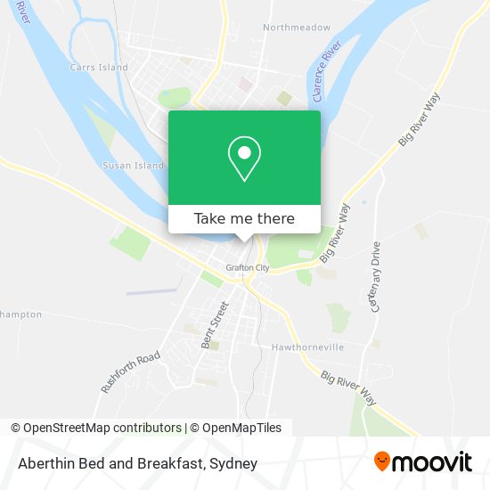 Aberthin Bed and Breakfast map