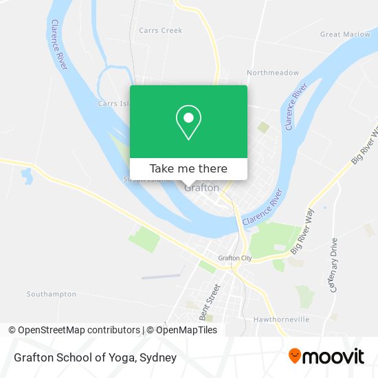 Mapa Grafton School of Yoga