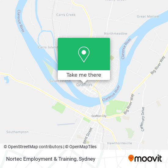 Nortec Employment & Training map