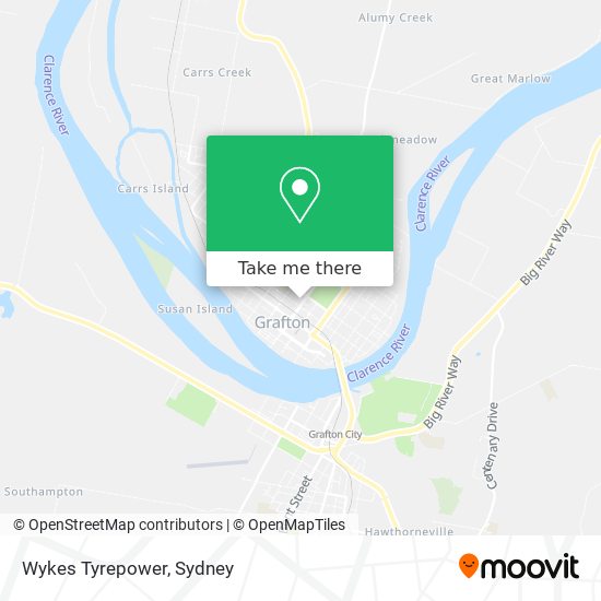 Wykes Tyrepower map